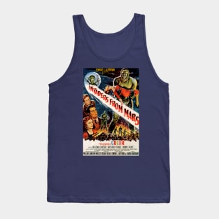 Classic Science Fiction Movie Poster - Invaders From Mars Tank Top